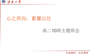 3.心之所向，素履以往 主题班会 卢泽高